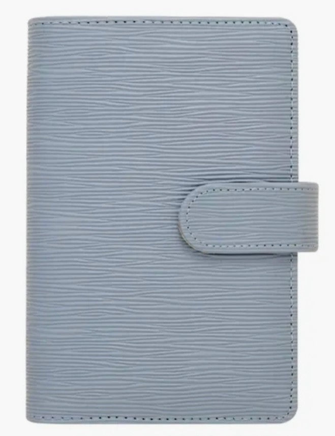 Classeur Budget A6 "Lady Violet" - Bleu Perle