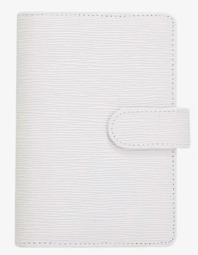 Classeur Budget A6 "Sophie" - Blanc pureté"