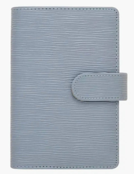 Classeur Budget A6 "Lady Violet" - Bleu Perle