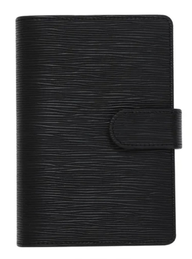 Classeur Budget A6 "Lady Danbery" - Noir Intense